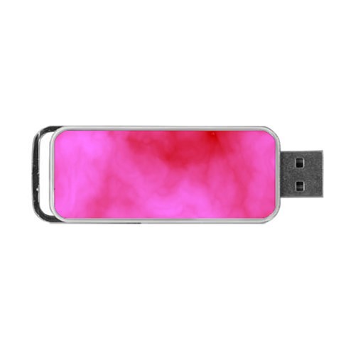 Pink Clouds Portable USB Flash (One Side) from ArtsNow.com Front