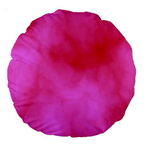 Pink Clouds Large 18  Premium Round Cushion  from ArtsNow.com Front