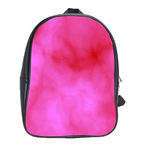 Pink Clouds School Bag (XL) from ArtsNow.com Front