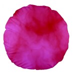 Pink Clouds Large 18  Premium Flano Round Cushion 