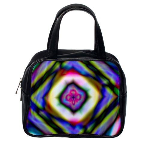 Rippled Geometry  Classic Handbag (Two Sides) from ArtsNow.com Back