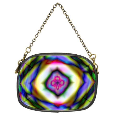 Rippled Geometry  Chain Purse (Two Sides) from ArtsNow.com Back