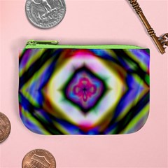 Rippled Geometry  Mini Coin Purse from ArtsNow.com Front