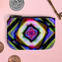 Rippled Geometry  Mini Coin Purse from ArtsNow.com Front