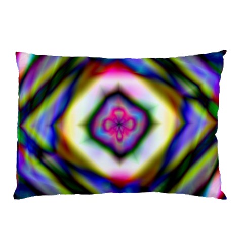 Rippled Geometry  Pillow Case (Two Sides) from ArtsNow.com Back