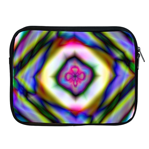 Rippled Geometry  Apple iPad Zipper Case from ArtsNow.com Front