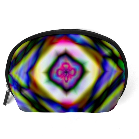 Rippled Geometry  Accessory Pouch (Large) from ArtsNow.com Back