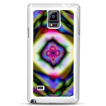 Rippled Geometry  Samsung Galaxy Note 4 Case (White)