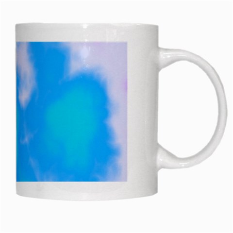 Blue And Purple Clouds White Mug from ArtsNow.com Right