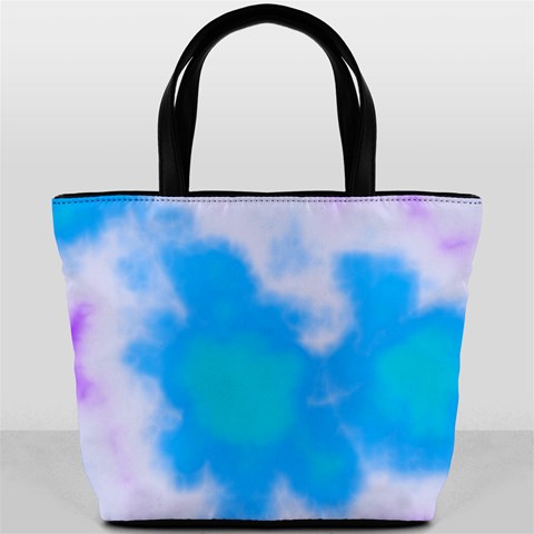 Blue And Purple Clouds Bucket Bag from ArtsNow.com Front