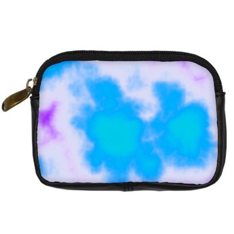 Blue And Purple Clouds Digital Camera Leather Case from ArtsNow.com Front