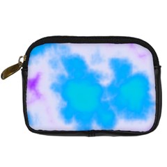 Blue And Purple Clouds Digital Camera Leather Case from ArtsNow.com Front