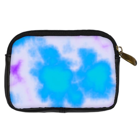 Blue And Purple Clouds Digital Camera Leather Case from ArtsNow.com Back