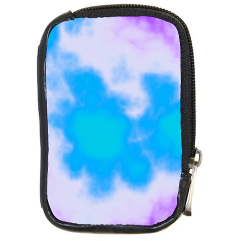 Blue And Purple Clouds Compact Camera Leather Case from ArtsNow.com Front