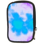 Blue And Purple Clouds Compact Camera Leather Case