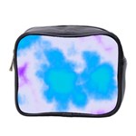 Blue And Purple Clouds Mini Toiletries Bag (Two Sides)