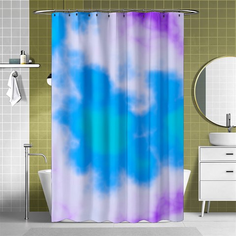 Blue And Purple Clouds Shower Curtain 48  x 72  (Small) from ArtsNow.com Curtain(48  X 72 ) - 42.18 x64.8  Curtain(48  X 72 )