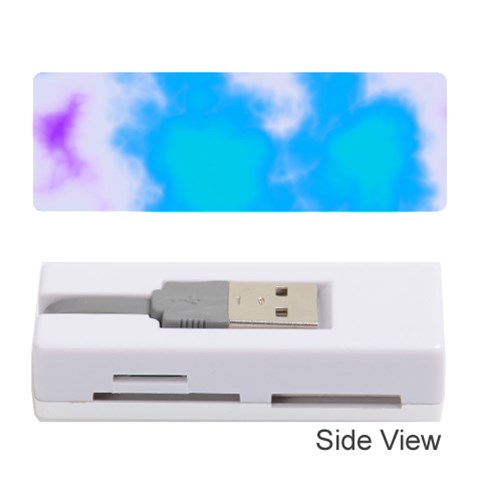 Blue And Purple Clouds Memory Card Reader (Stick) from ArtsNow.com Front