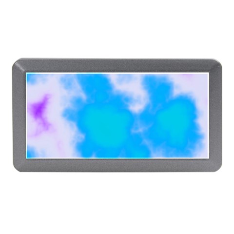 Blue And Purple Clouds Memory Card Reader (Mini) from ArtsNow.com Front