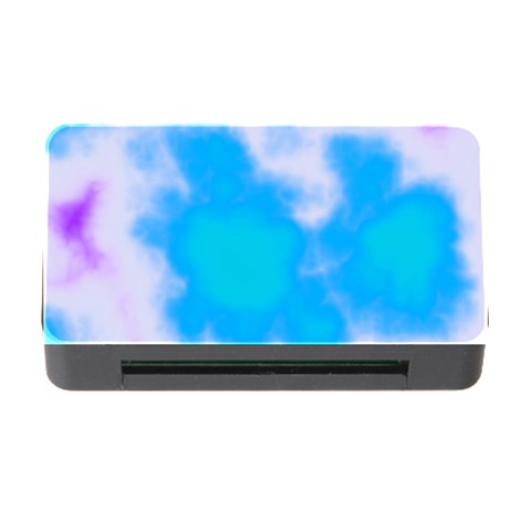 Blue And Purple Clouds Memory Card Reader with CF from ArtsNow.com Front