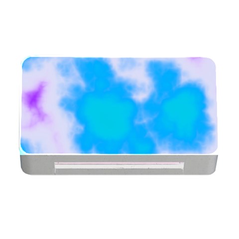 Blue And Purple Clouds Memory Card Reader with CF from ArtsNow.com Front