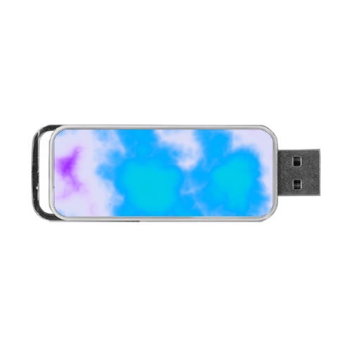 Blue And Purple Clouds Portable USB Flash (One Side) from ArtsNow.com Front