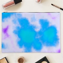 Blue And Purple Clouds Cosmetic Bag (XXL) from ArtsNow.com Front