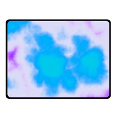 Blue And Purple Clouds Double Sided Fleece Blanket (Small) from ArtsNow.com 45 x34  Blanket Front