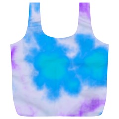 Blue And Purple Clouds Full Print Recycle Bag (XL) from ArtsNow.com Front