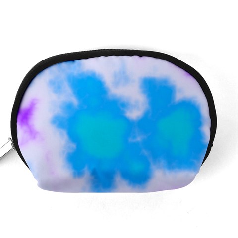 Blue And Purple Clouds Accessory Pouch (Medium) from ArtsNow.com Back