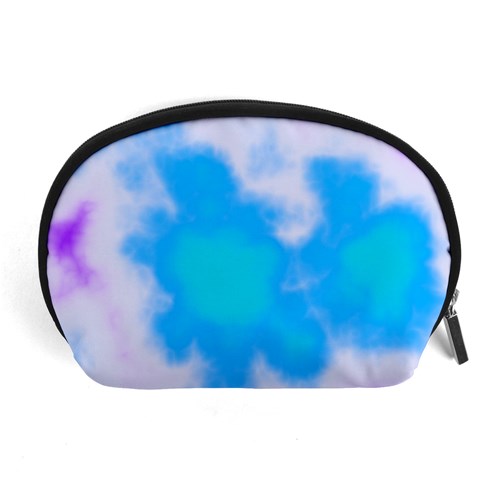 Blue And Purple Clouds Accessory Pouch (Large) from ArtsNow.com Front