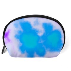 Blue And Purple Clouds Accessory Pouch (Large) from ArtsNow.com Back