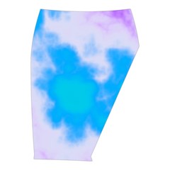 Blue And Purple Clouds Midi Wrap Pencil Skirt from ArtsNow.com  Front Right 