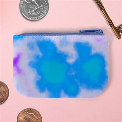 Blue And Purple Clouds Mini Coin Purse from ArtsNow.com Back