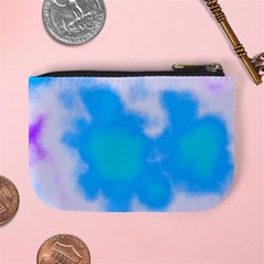 Blue And Purple Clouds Mini Coin Purse from ArtsNow.com Back