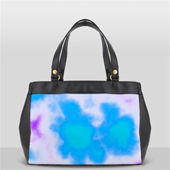 Blue And Purple Clouds Oversize Office Handbag (2 Sides) from ArtsNow.com Back