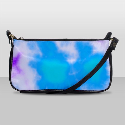 Blue And Purple Clouds Shoulder Clutch Bag from ArtsNow.com Front