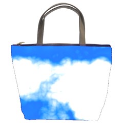 Blue Cloud Bucket Bag from ArtsNow.com Front