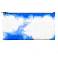 Blue Cloud Pencil Case from ArtsNow.com Front