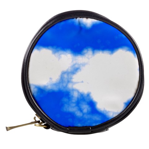 Blue Cloud Mini Makeup Bag from ArtsNow.com Back