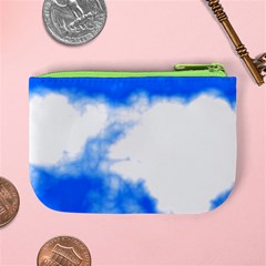 Blue Cloud Mini Coin Purse from ArtsNow.com Back