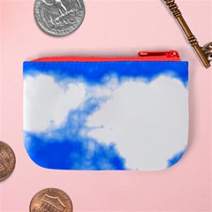 Blue Cloud Mini Coin Purse from ArtsNow.com Back