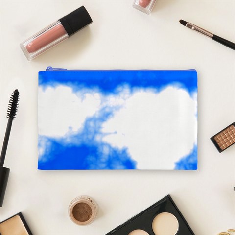 Blue Cloud Cosmetic Bag (Medium) from ArtsNow.com Front