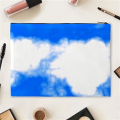 Blue Cloud Cosmetic Bag (XL) from ArtsNow.com Back