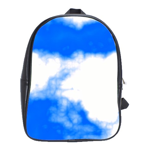 Blue Cloud School Bag (Large) from ArtsNow.com Front