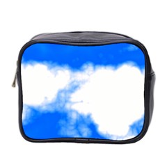 Blue Cloud Mini Toiletries Bag (Two Sides) from ArtsNow.com Front