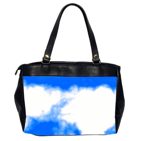 Blue Cloud Oversize Office Handbag (2 Sides) from ArtsNow.com Back