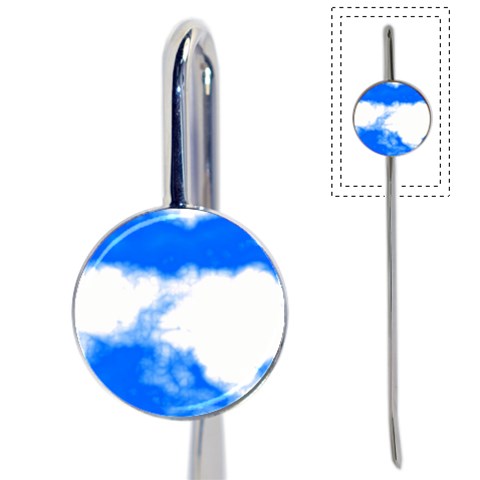 Blue Cloud Book Mark from ArtsNow.com Front