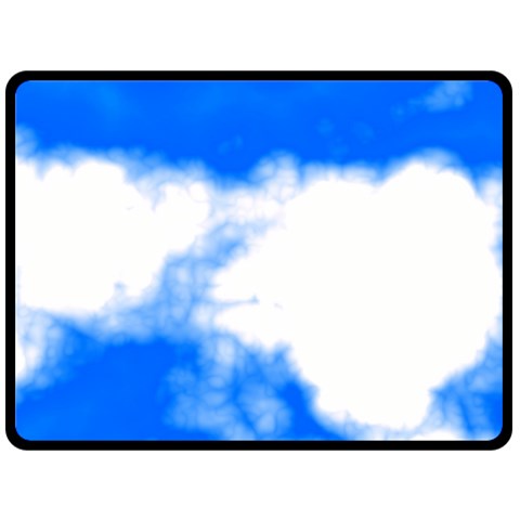 Blue Cloud Fleece Blanket (Large) from ArtsNow.com 80 x60  Blanket Front