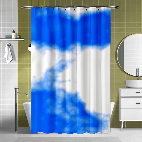 Blue Cloud Shower Curtain 48  x 72  (Small) from ArtsNow.com Curtain(48  X 72 ) - 42.18 x64.8  Curtain(48  X 72 )